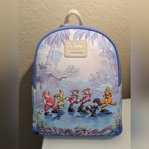 LOUNGEFLY DISNEY PETER PAN LOST BOYS MINI BACKPACK~ WITH TAGS~ BRAND NEW